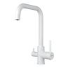 Смеситель для кухни Shevanik S228C на мойку белый