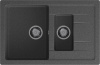 Кухонная мойка Granfest Quadro Q-775KL графит 77х50 цвет графит поверхность матовая
