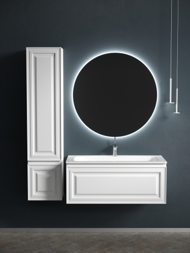 Тумба под раковину Sancos Very VR100W 100х45х41 подвесная цвет белый - фото 2