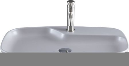 Раковина керамическая Allen Brau Liberty 4.32011.AN 70х40 накладная цвет серый 1 отверстие под смеситель