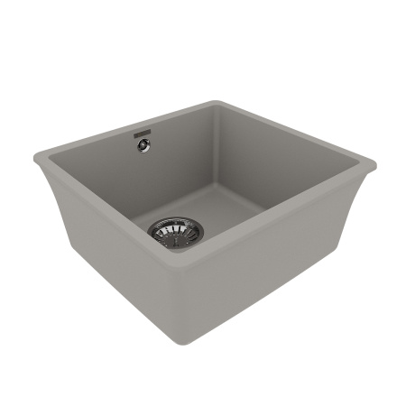 Кухонная мойка LeMark Sinara 440-u 9910069 44х42 цвет серый поверхность матовая