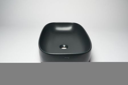 Раковина из сантехнического фарфора Galassia Dream 7300NEMT 70х40 накладная цвет черный