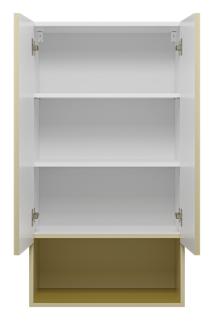 Шкаф Brevita Vega VEG-08060-031 60х32х110 подвесной цвет бежевый/золотой