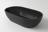 Раковина из искусственного камня Holbi MERCURY 1.02.009.11.3 60х40 накладная цвет черный