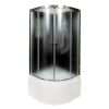Душевая кабина AvaCan B10BLACK 100х100 четверть круга без крыши ориентация универсальная