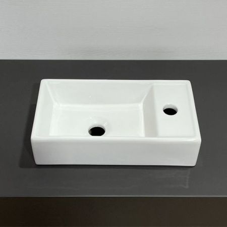 Тумба с раковиной Comforty Асти 00-00015420CF 40х20 подвесная цвет коричневый