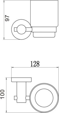 Стакан Savol S-005658H