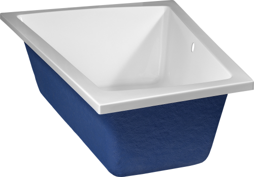 Ванна акриловая C-Bath CBA00501R 160х70 пристенная асимметричная - фото 4