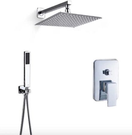 Душевая система ALMAes Leine TVZ-0809 встраиваемая в стену цвет хром