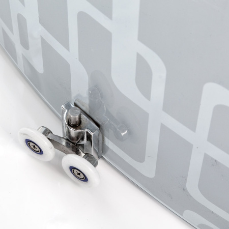 Душевая кабина AvaCan EM2790NLED+GM 90х90 четверть круга без крыши ориентация универсальная