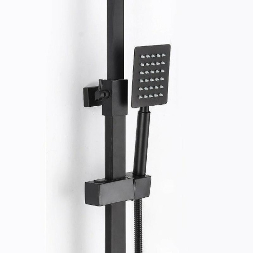 Душевая стойка D-Lin D10A15 настенная цвет черный - фото 3