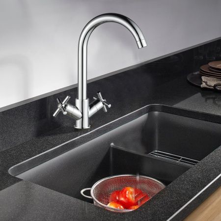 Смеситель для кухни WesnaArt Kometa KOM17-110 на мойку хром