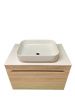 Тумба с раковиной Sintesi STL.W7817_SIN-LVB-APP-409 60х60 подвесная цвет бежевый