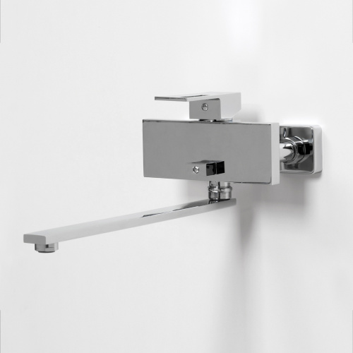 Смеситель для ванны WasserKRAFT Alme 1500 1502L настенный хром - фото 2