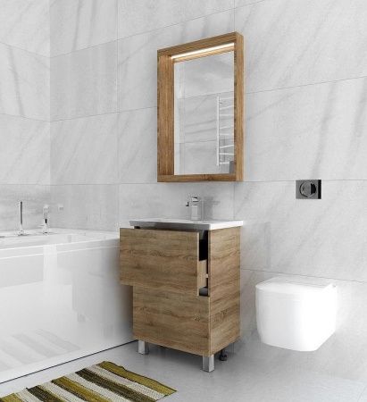 Тумба под раковину 1MarKa Aris У76060 60х40 цвет коричневый