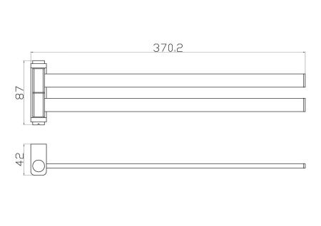 Полотенцедержатель Wonzon & Woghand Eclipse WW-9131