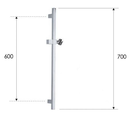 Душевая штанга Remer 317SVO цвет бронза