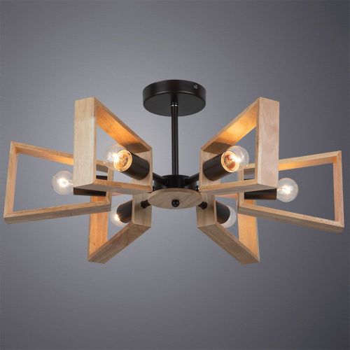 Люстра на штанге Arte Lamp BRUSSELS (БРУССЕЛС) A8030PL-6BK - фото 5