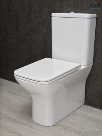 Унитаз напольный с бачком Gid Concavo Tn2125 (62245Y) белый с сиденьем микролифт безободковый