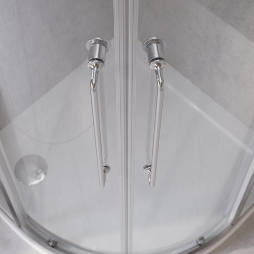 Душевой уголок Cezares RELAX 304 RELAX-304-R-2-90-C-CR 90х90 стекло прозрачное профиль хром без поддона - фото 4