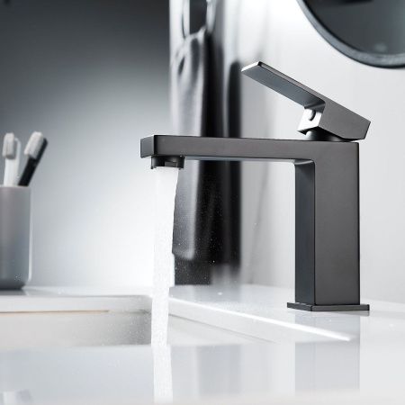 Смеситель Shevanik S9601H на раковину черный