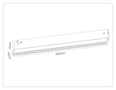 Трековый магнитный светильник Ambrella Light Track System (Трацк Сыстем) GL2365