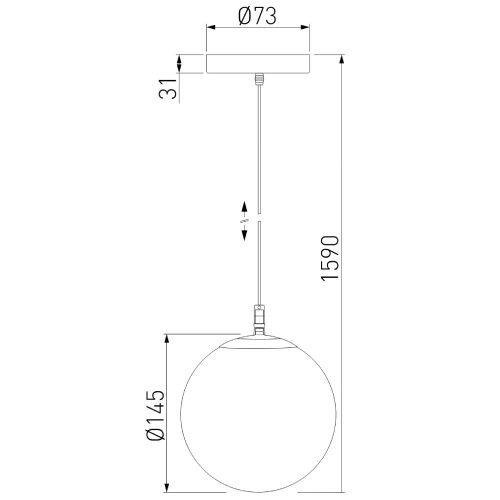 Уличный подвесной светильник Elektrostandard Sfera (Сфера) 4690389187902 - фото 3