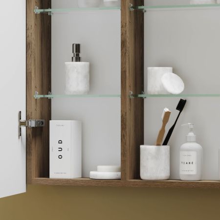 Зеркало-шкаф Sancos Mirror MI90ECH 90х70 подвесной цвет коричневый