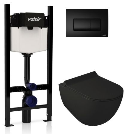 Комплект унитаз с инсталляцией Valsir KIT VSBM 7317NEMT Slim P1