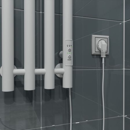 Полотенцесушитель электрический Altasan Арго Арго12021БМ 20х120 белый