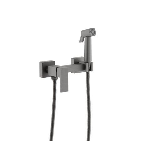 Гигиенический душ со смесителем Belz B806 B55806-3 оружейная сталь