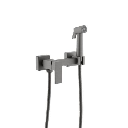 Гигиенический душ со смесителем Belz B806 B55806-3 оружейная сталь - фото 2