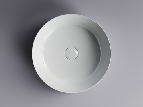 Раковина из сантехнического фарфора Ceramica Nova ELEMENT 39 см CN6022 накладная цвет белый - фото 3