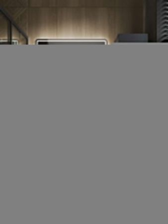 Тумба с раковиной Orange Line Li-100TugMDF+B04-600W 100х50 цвет серый