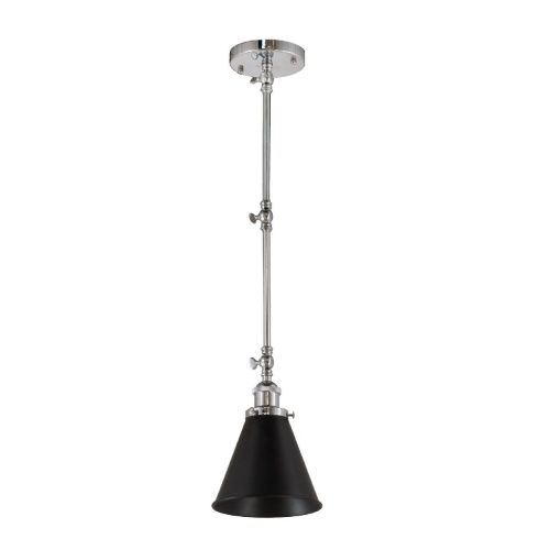 Светильник подвесной Lumina Deco Rubi (Руби) LDP B007 CHR+BK - фото 3