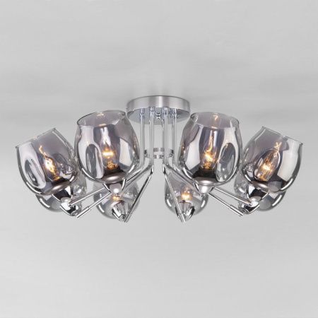Люстра на штанге Eurosvet Marci (Марци) 30164/8 хром