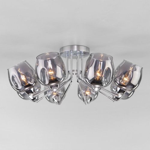 Люстра на штанге Eurosvet Marci (Марци) 30164/8 хром - фото 3