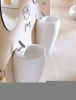Раковина из сантехнического фаянса CeramaLux 1001 50х50 напольная цвет белый 1 отверстие под смеситель