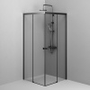 Душевой уголок Am.Pm X-joy W94G-403-9090-BТ1К 89х89 стекло прозрачное профиль черный матовый без поддона