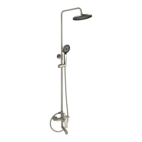 Душевая стойка Fmark FS8845 настенная цвет сатин - фото 2