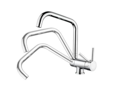 Смеситель для кухни AQG TILE 05TILE550CR на столешницу хром