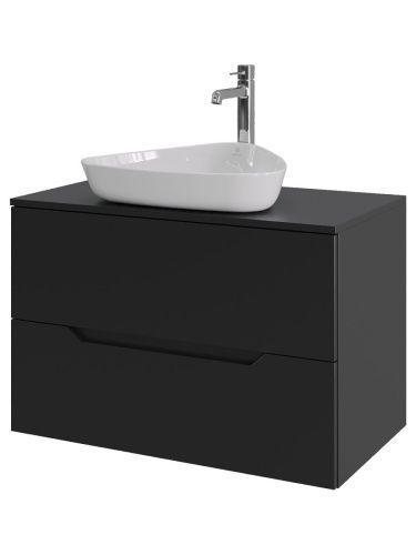 Тумба с раковиной Orange Line Li-80TubMDF+B07-500W 80х50