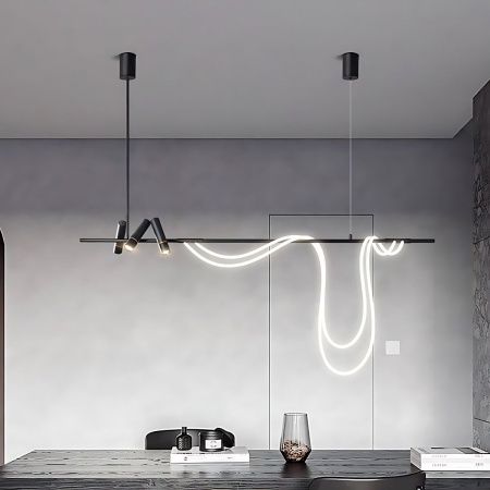 Светильник подвесной Delight Collection 7242P/L1200 black/white