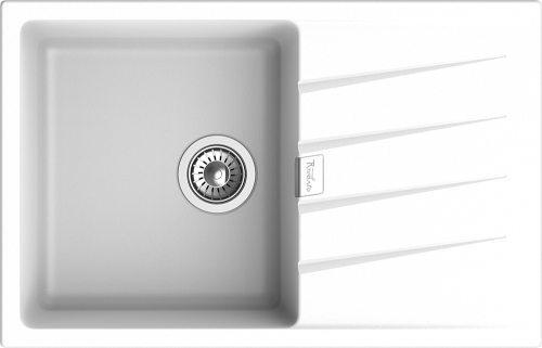 Кухонная мойка Rivelato RAUM RM-78 brina 78х50 цвет белый - фото 2