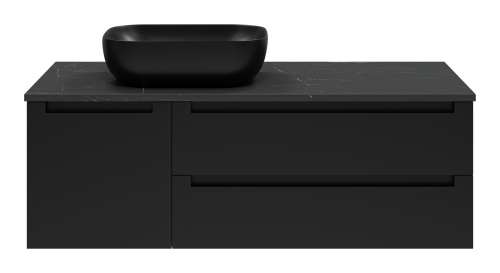 Тумба под раковину Brevita Cargo CAR-01120-021П2Я 119х49х40 подвесная - фото 2