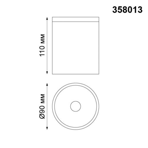 Уличный светодиодный светильник Novotech Tumbler (Тумблер) 358013 - фото 2