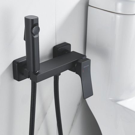 Гигиенический душ со смесителем Shevanik S4005H-1 черный