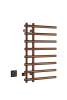 Полотенцесушитель электрический Boheme Uno 722-BRB 50х80 бронза