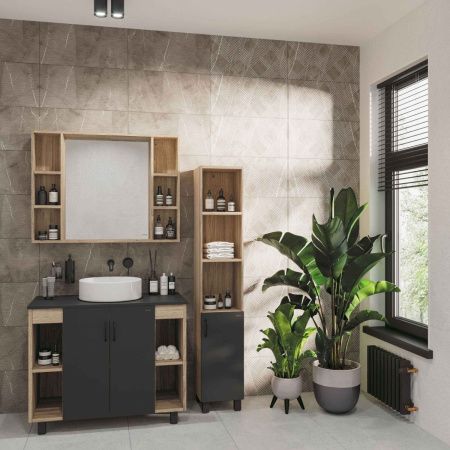 Столешница Grossman Флай 501002 100х50 накладная цвет серый