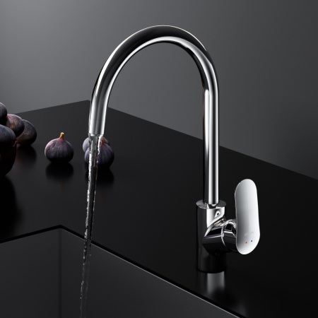 Смеситель для кухни Am.Pm Like F8007700 на раковину/на столешницу хром без термостата